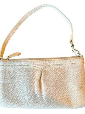 Dooney & Bourke Pebbled Leather Slim Wristlet – Bone – GREAT DEAL 🔥